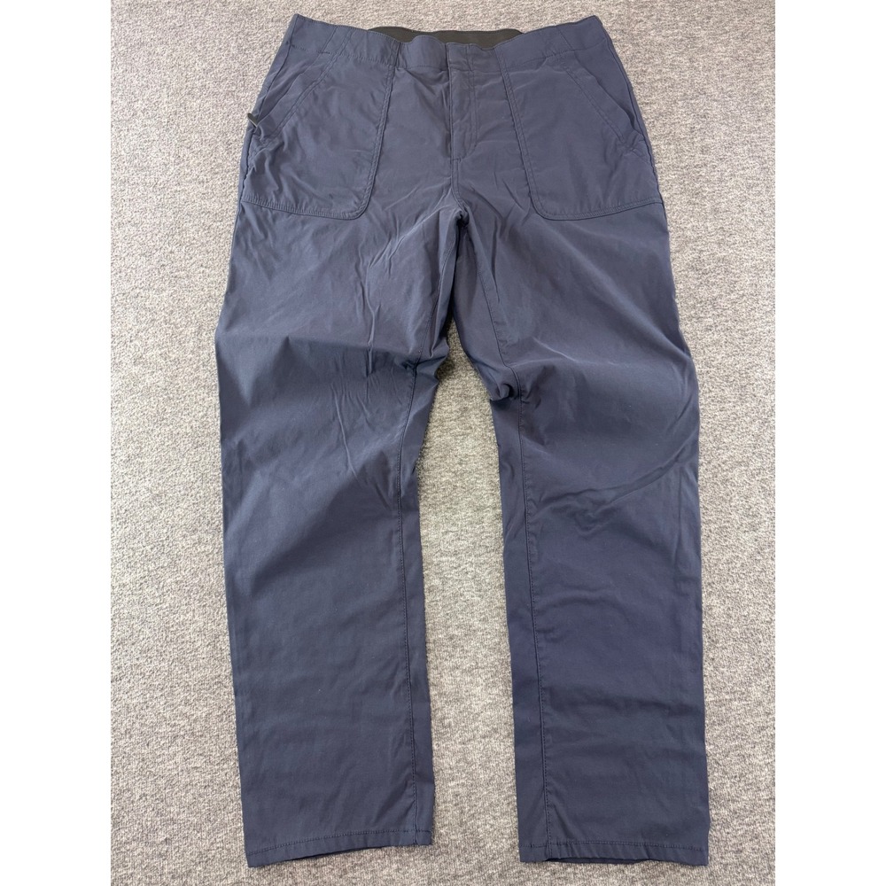 Hurley Mens Navy Blue Performance Stretch Pants Elastic Waist Size 16/36 32x29